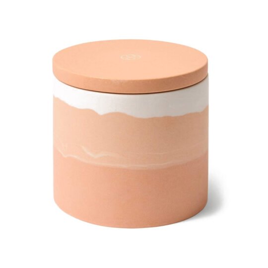 Honey round candle